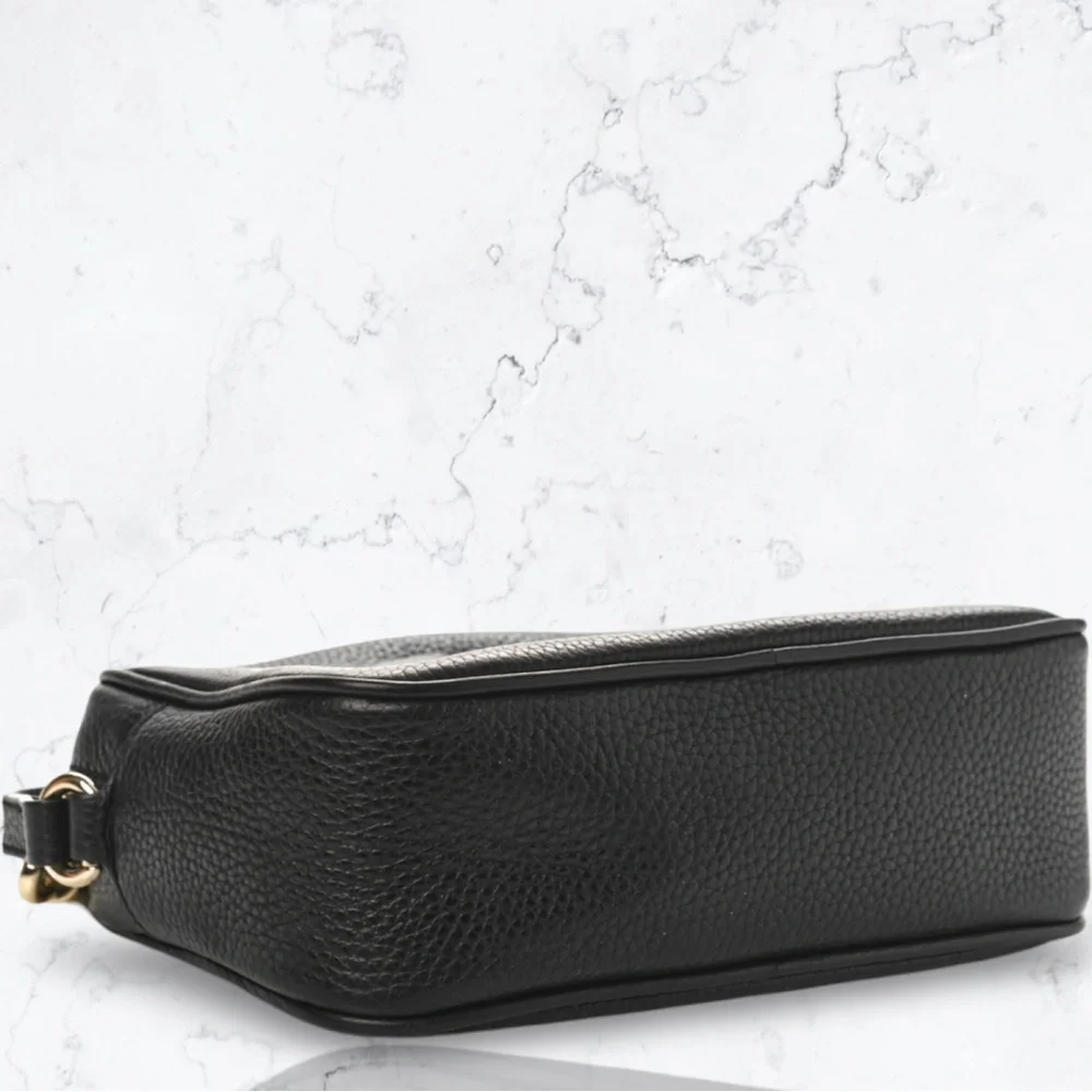 Gucci Black Leather Soho Disco Crossbody Bag - Picture 7 of 12